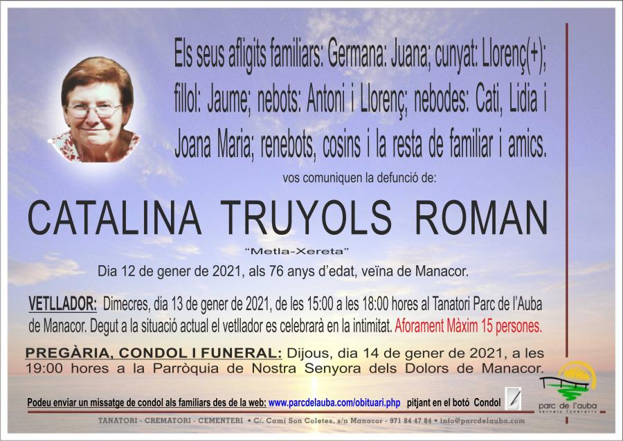 CATALINA TRUYOLS ROMAN