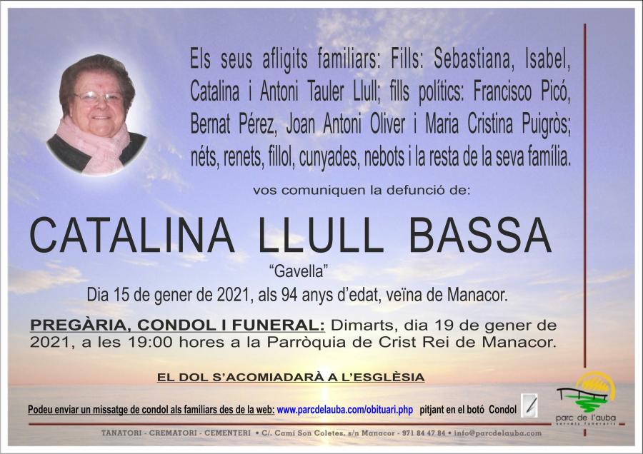 CATALINA LLULL BASSA
