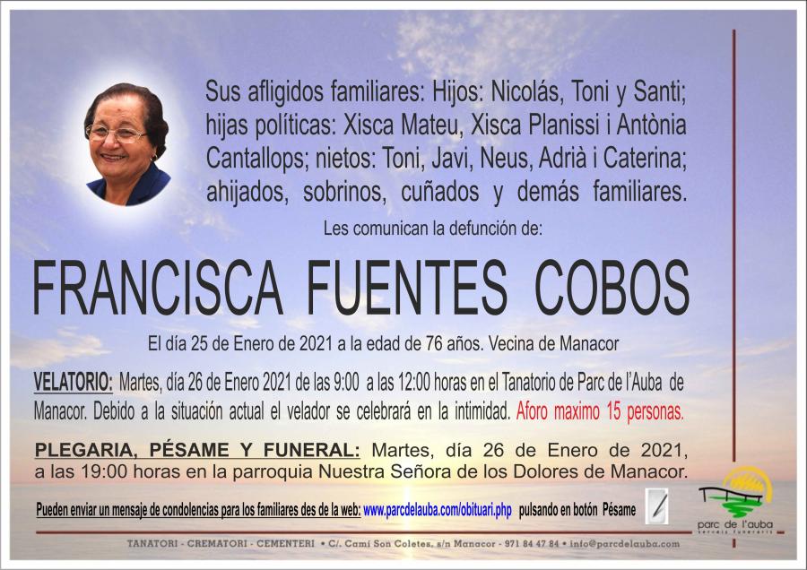 FRANCISCA FUENTES COBOS