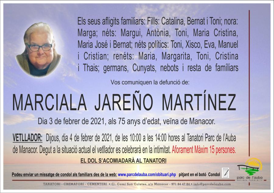 MARCIALA JAREÑO MARTÍNEZ