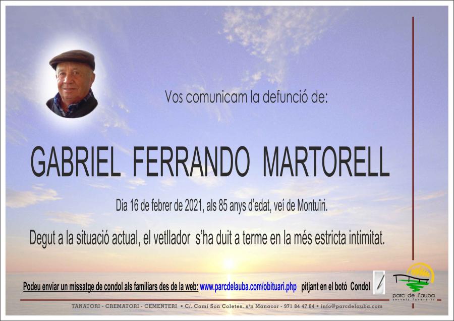 GABRIEL FERRANDO MARTORELL