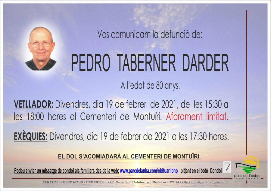 PEDRO TABERNER DARDER
