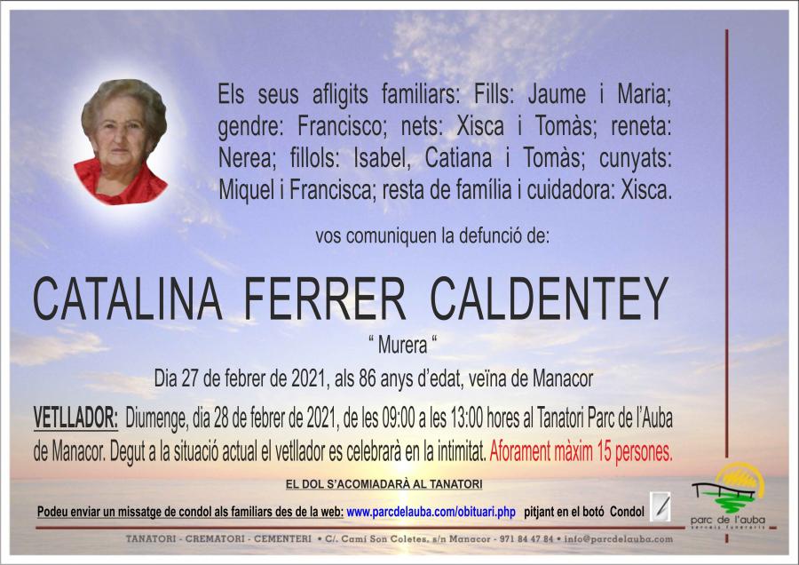 CATALINA FERRER CALDENTEY