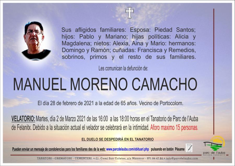 MANUEL MORENO CAMACHO