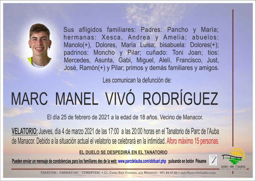 MARC MANEL VIVÓ RODRÍGUEZ