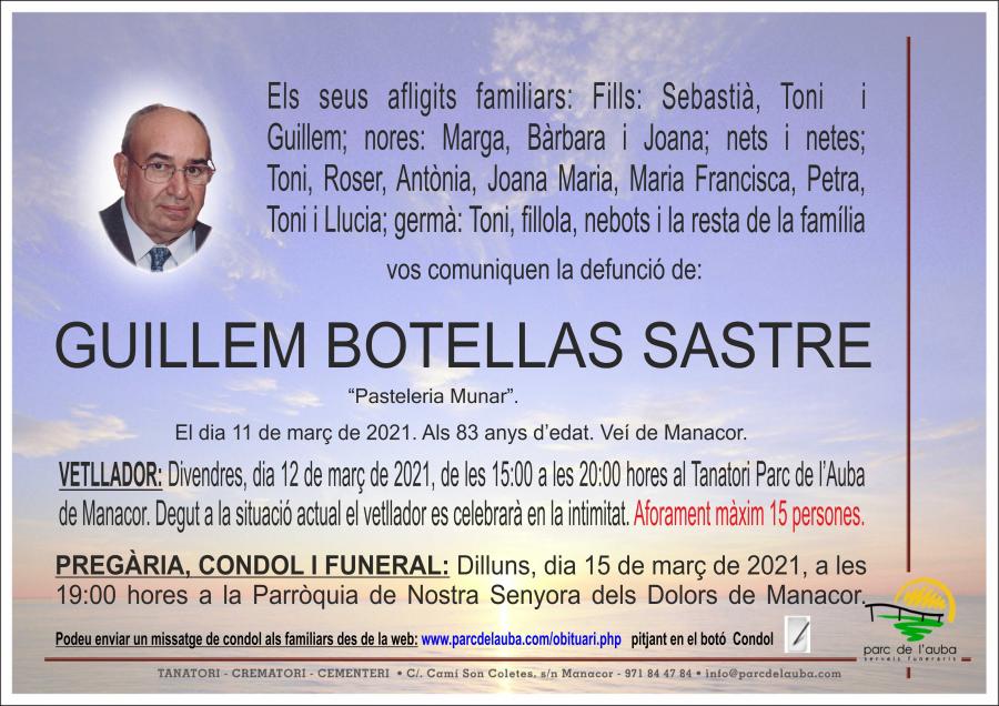 GUILLEM BOTELLAS SASTRE