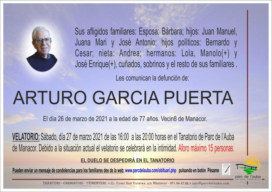 ARTURO GARCIA PUERTA
