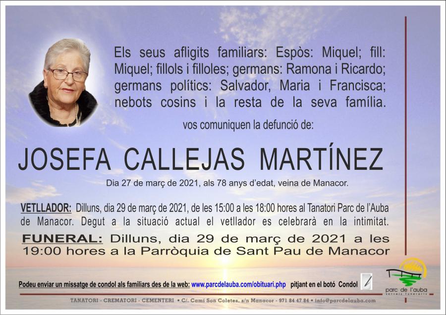 JOSEFA CALLEJAS  MARTINEZ