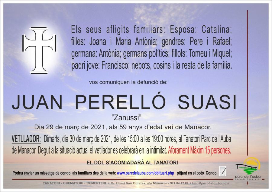 JUAN PERELLÓ SUASI