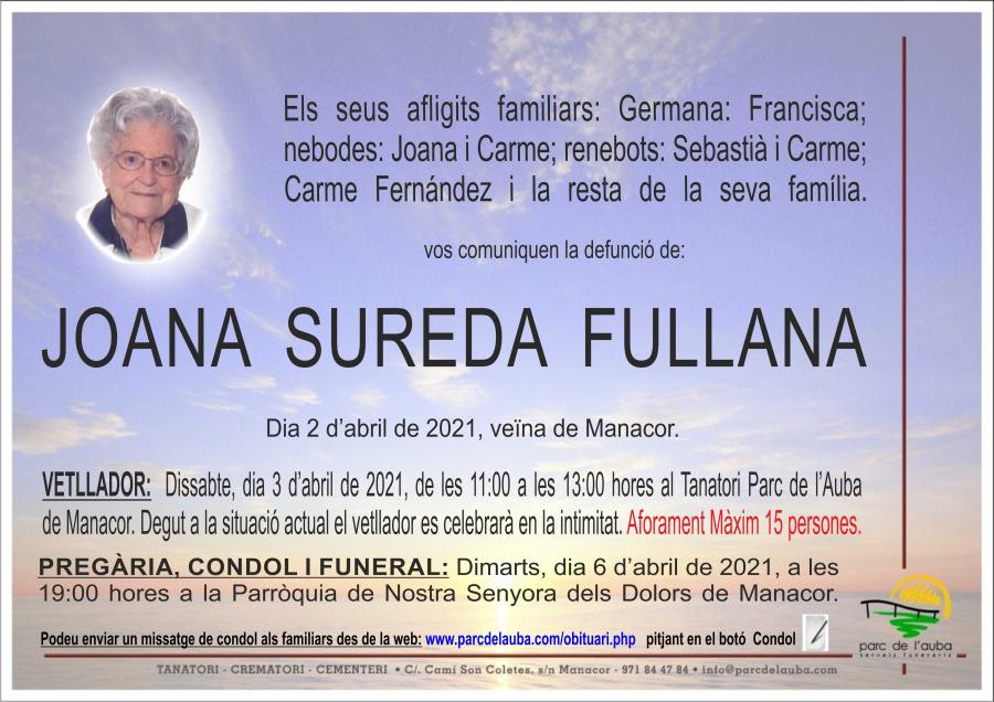 JOANA SUREDA  FULLANA