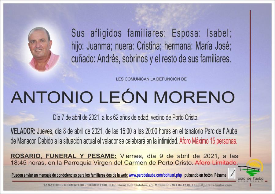 ANTONIO LEÓN MORENO