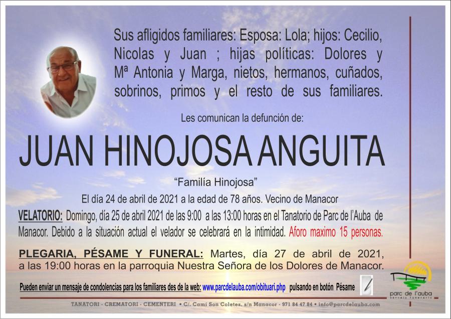 JUAN  HINOJOSA ANGUITA