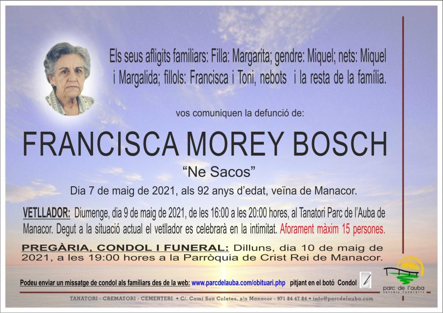 FRANCISCA MOREY BOSCH