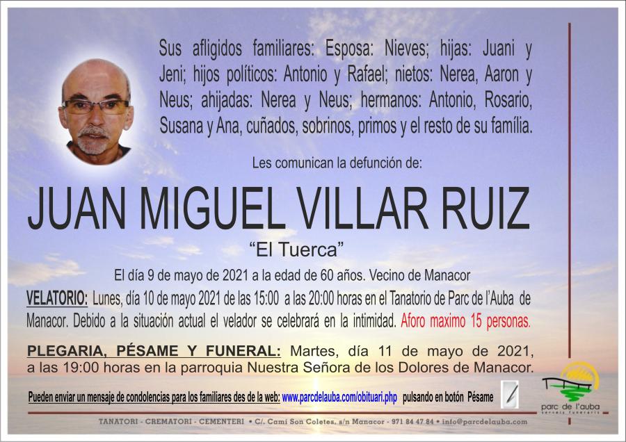 JUAN MIGUEL VILLAR RUIZ