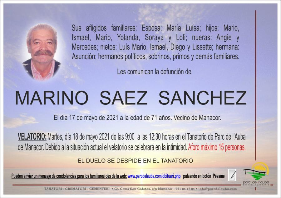 MARINO SAEZ  SANCHEZ