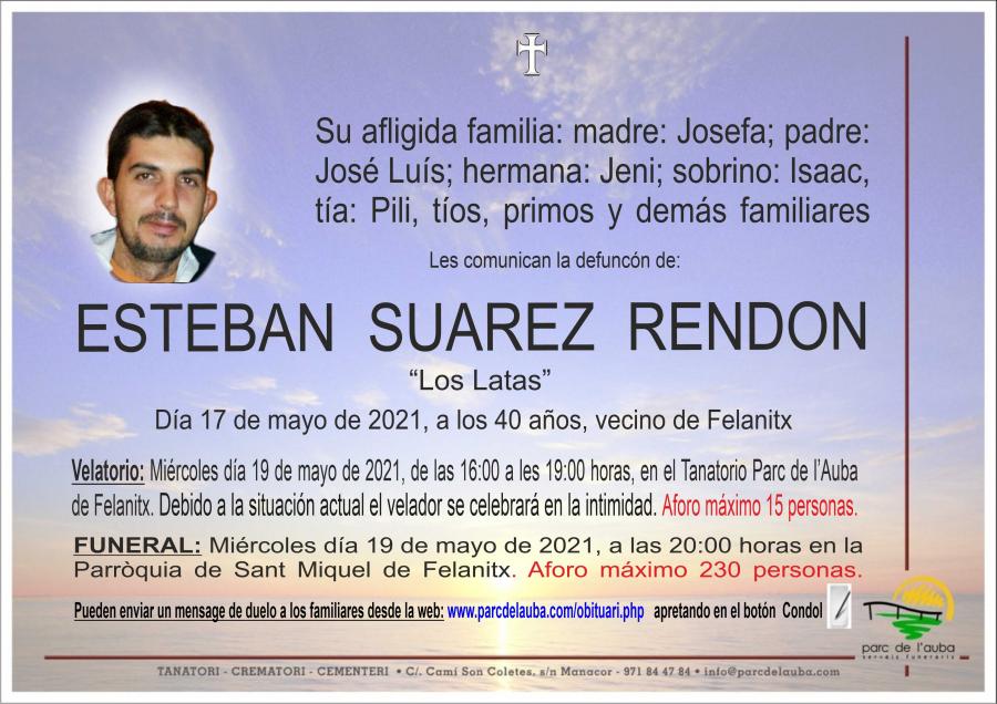 ESTEBAN   SUAREZ  RENDON
