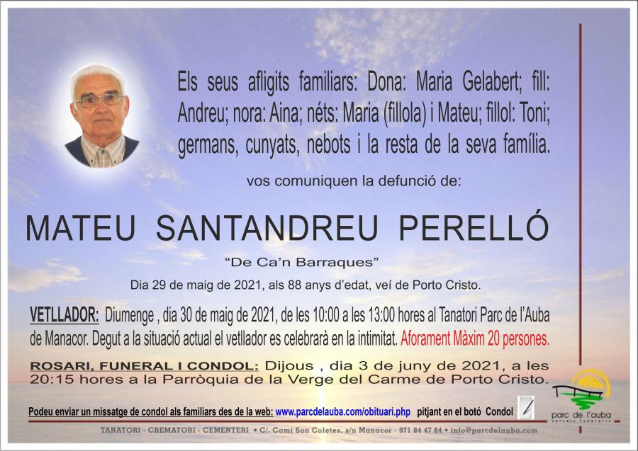 MATEU SANTANDREU PERELLÓ