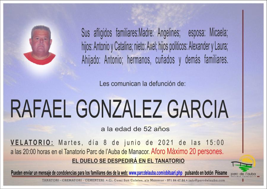 RAFAEL GONZALEZ GARCIA