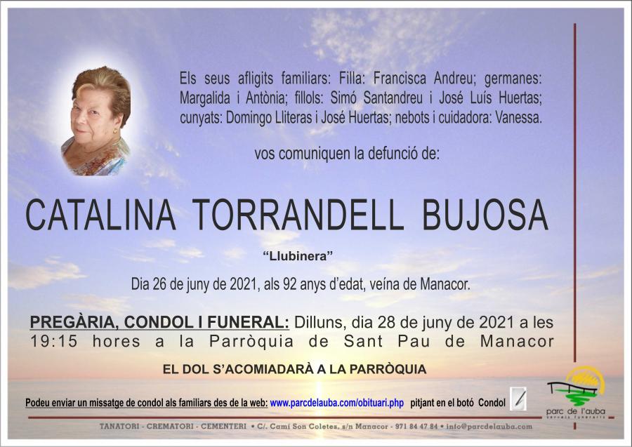 CATALINA TORRANDELL. BUJOSA