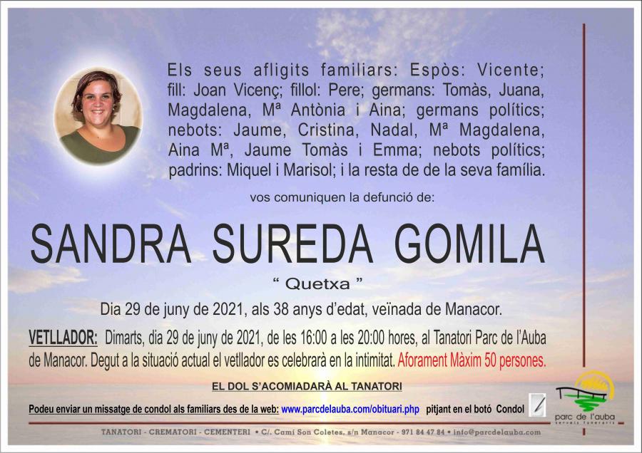SANDRA SUREDA GOMILA