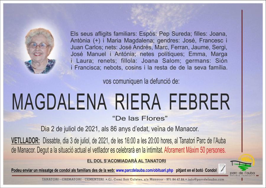 MAGDALENA RIERA FEBRER