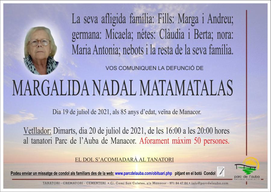 MARGALIDA NADAL MATAMALAS