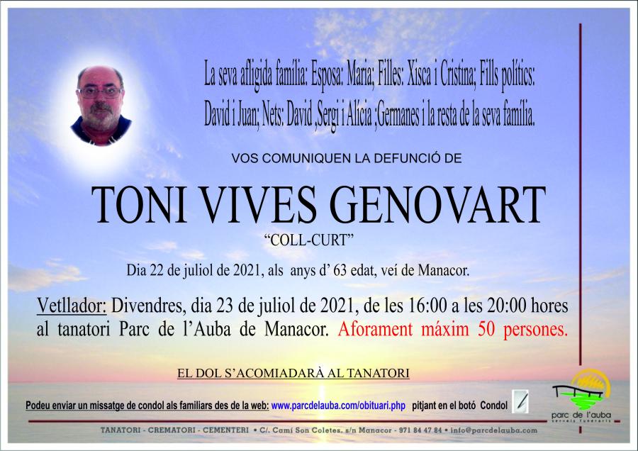 TONI VIVES GENOVART