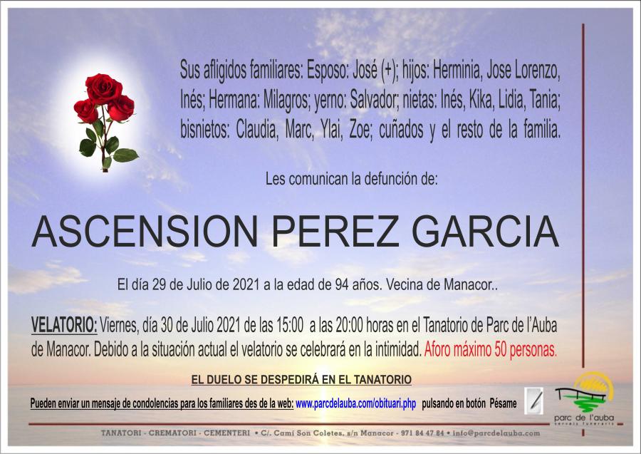ASCENSION PEREZ GARCIA