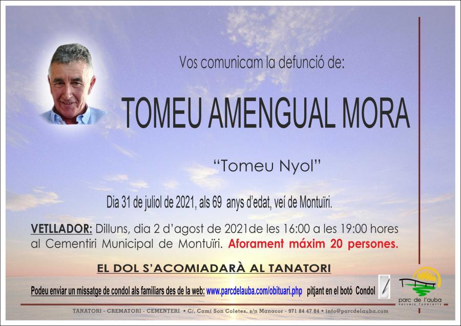 TOMEU AMENGUAL MORA