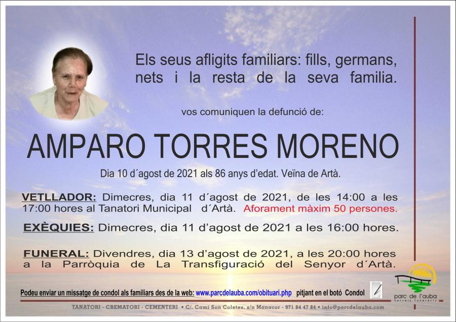 AMPARO TORRES  MORENO