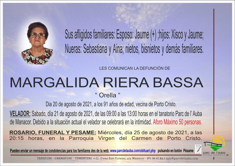 MARGALIDA  RIERA BASSA