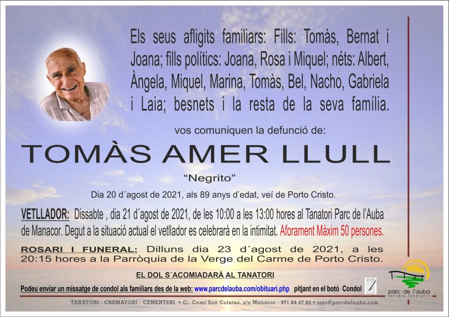 TOMÀS AMER LLULL