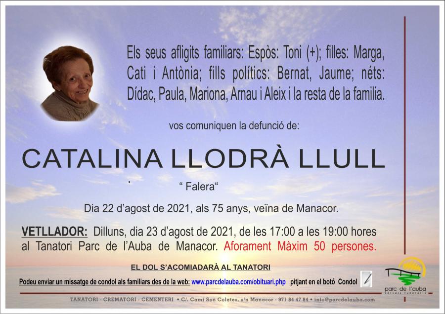 CATALINA LLODRÀ LLULL