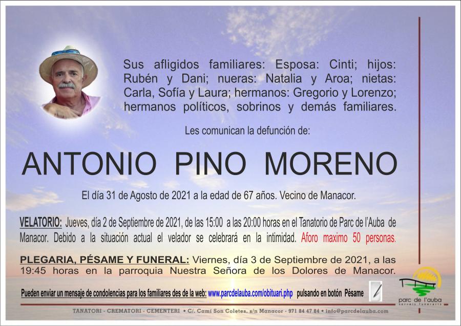 ANTONIO  PINO MORENO
