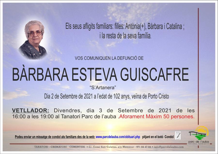 BARBARA ESTEVA GUISCAFRE
