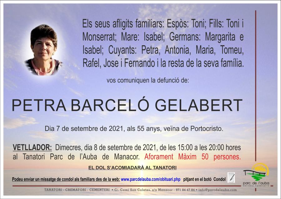 PETRA BARCELÓ GELABERT