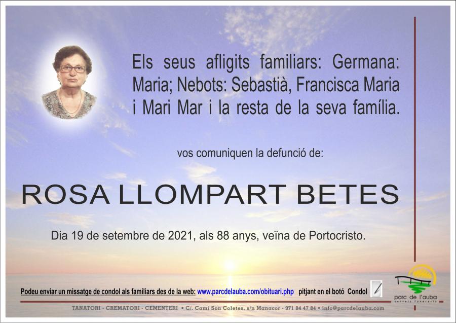 ROSA LLOMPART BETES
