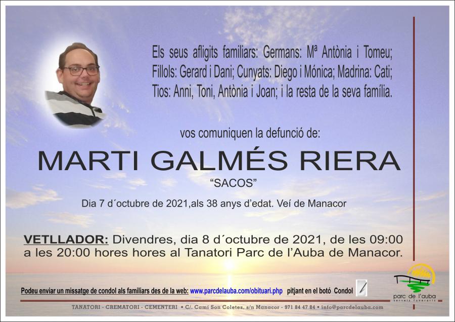 MARTI GALMES RIERA