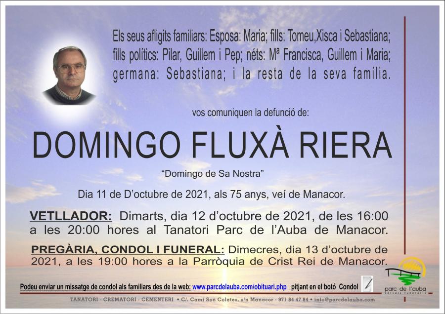 DOMINGO FLUXA RIERA