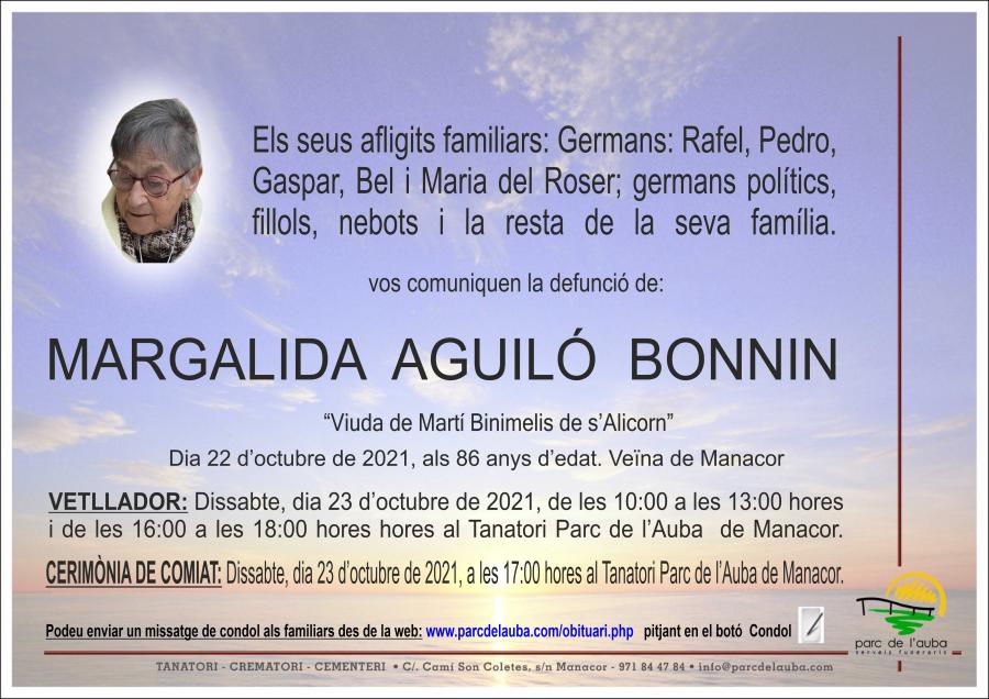 MARGALIDA AGUILÓ BONNIN