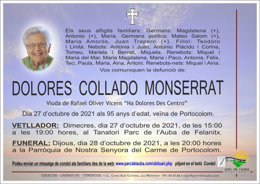 DOLORES  COLLADO  MONSERRAT