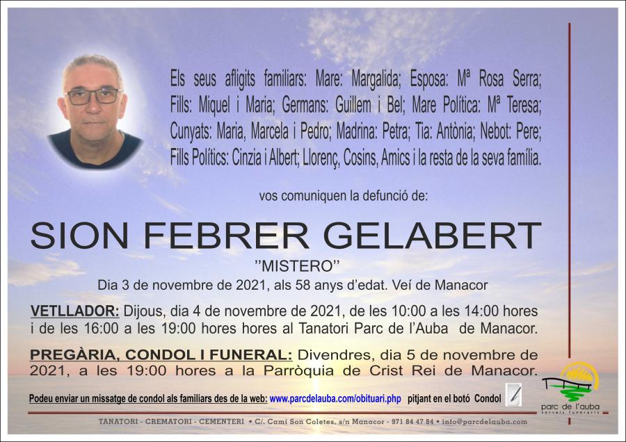 SION FEBRER GELABERT