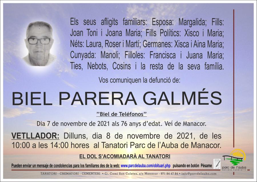 BIEL PARERA GALMÉS