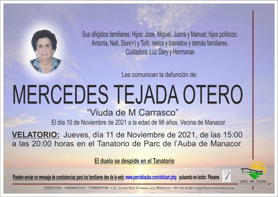 MERCEDES  TEJADA OTERO