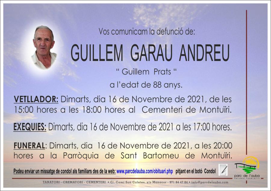 GUILLEM  GARAU ANDREU