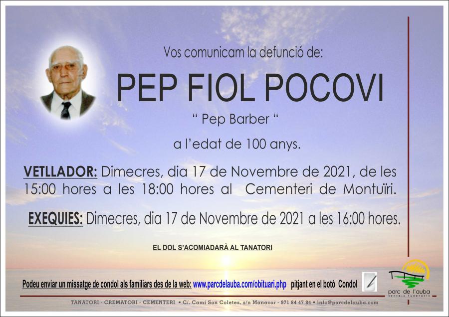 PEP FIOL POCOVI