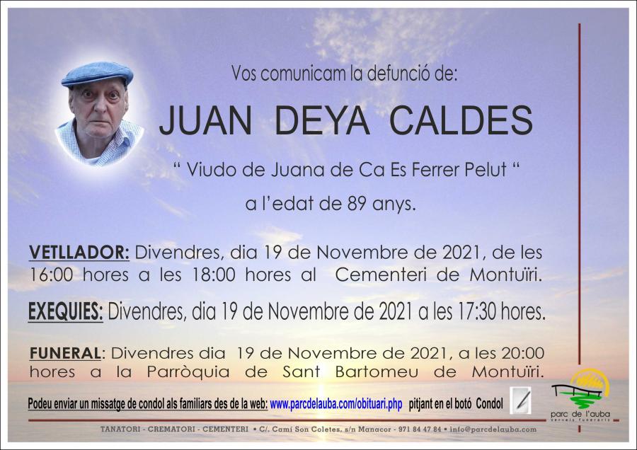 JUAN DEYA CALDES