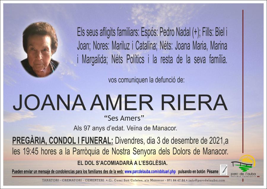 JOANA AMER RIERA