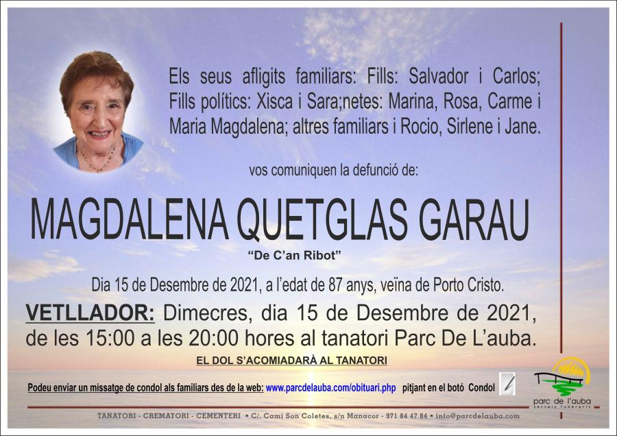 MAGDALENA QUETGLAS GARAU