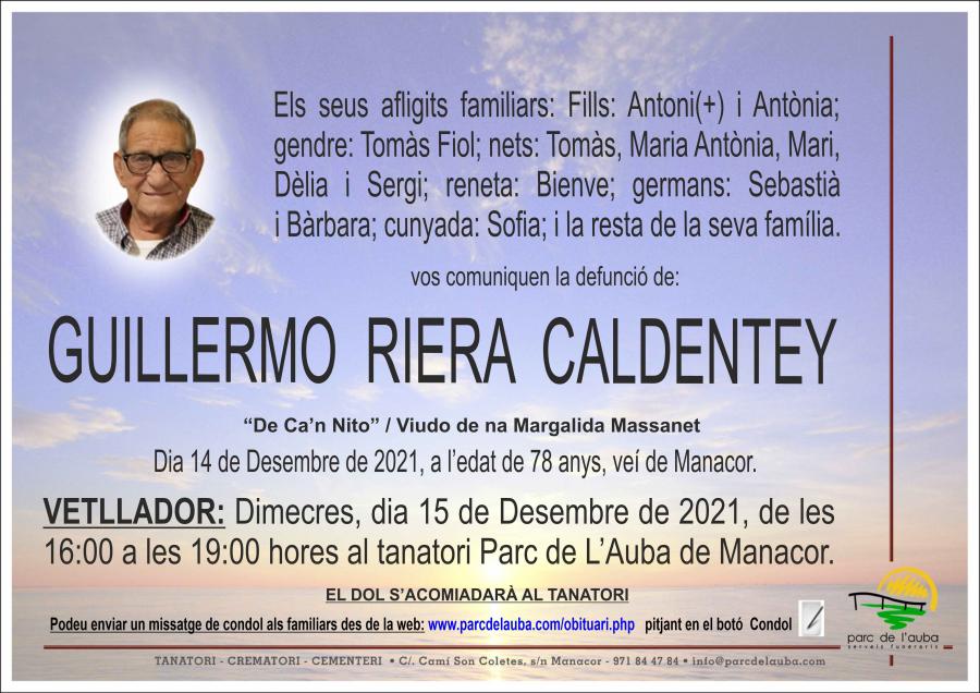 GUILLERMO RIERA  CALDENTEY
